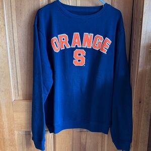 J. America Navy Blue Syracuse University Sweatshirt.